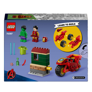 Lego Iron Man with Bike and The Hulk 76287